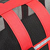 Сумка перенесення для котів та собак 48x27x25 см CosmoPet CP-46 L Red, Gp, фото 9