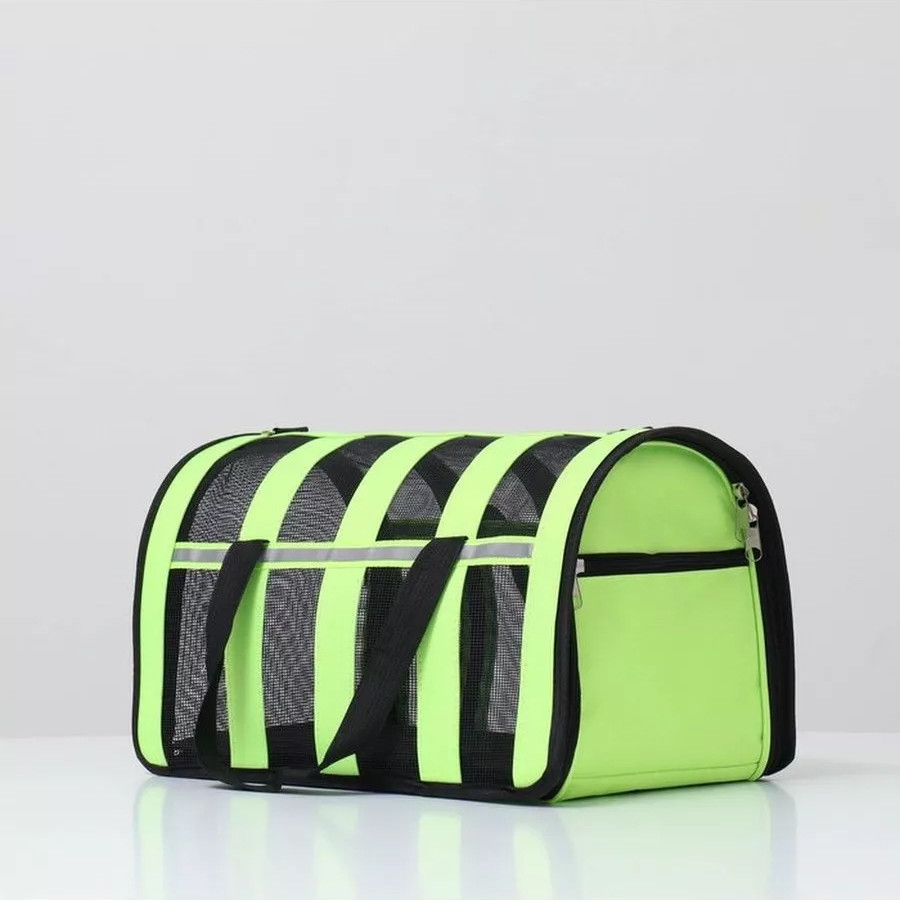 Сумка перенесення для котів та собак L 48x27x25 см CosmoPet CP-46 Green, Gp, фото 1