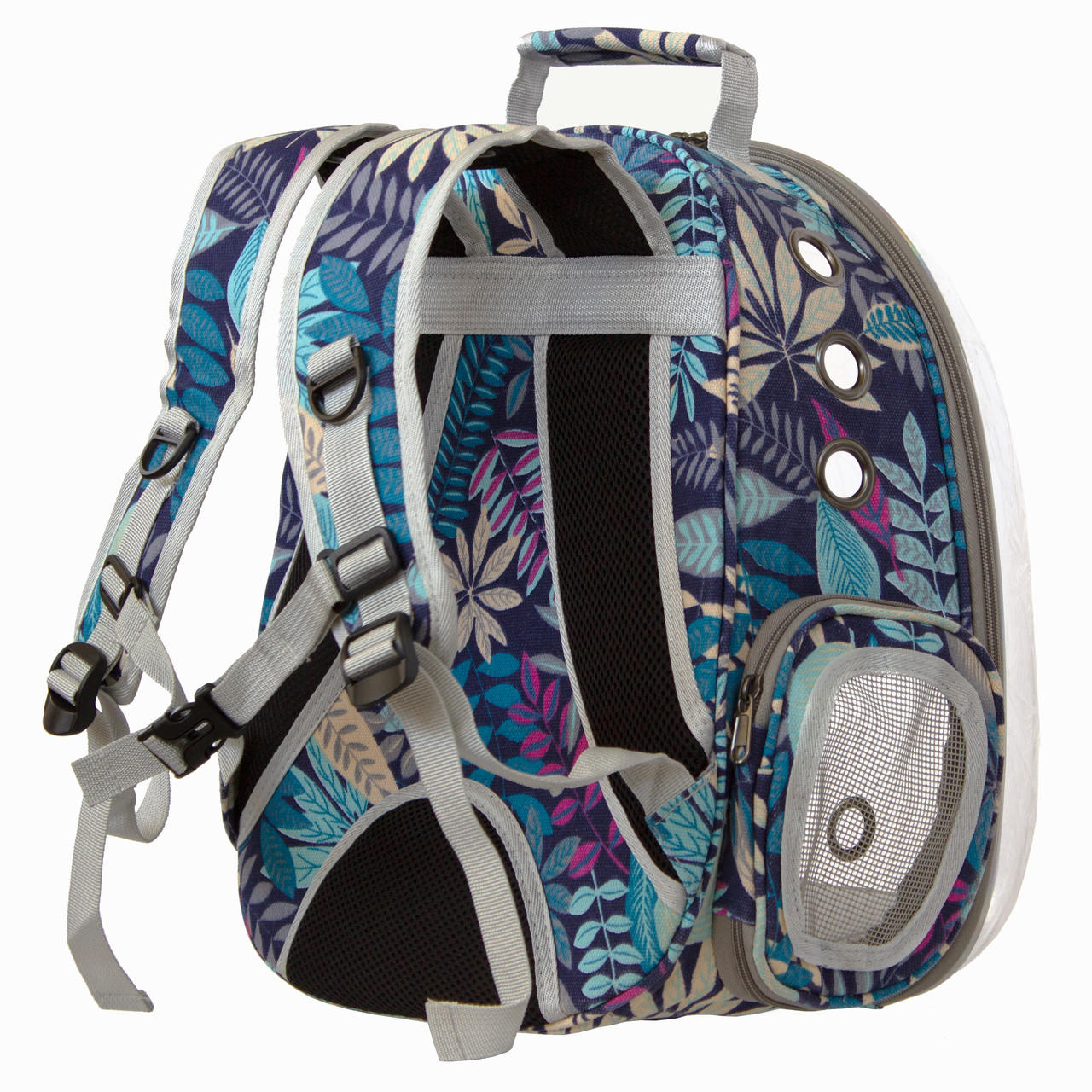 Прозорий рюкзак для перенесення тварин CosmoPet CP-07 для котів та собак Blue, Gp, фото 1