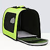 Сумка переноска для котів та собак L 52x22x29 см CosmoPet CP-11 Green, Gp, фото 6