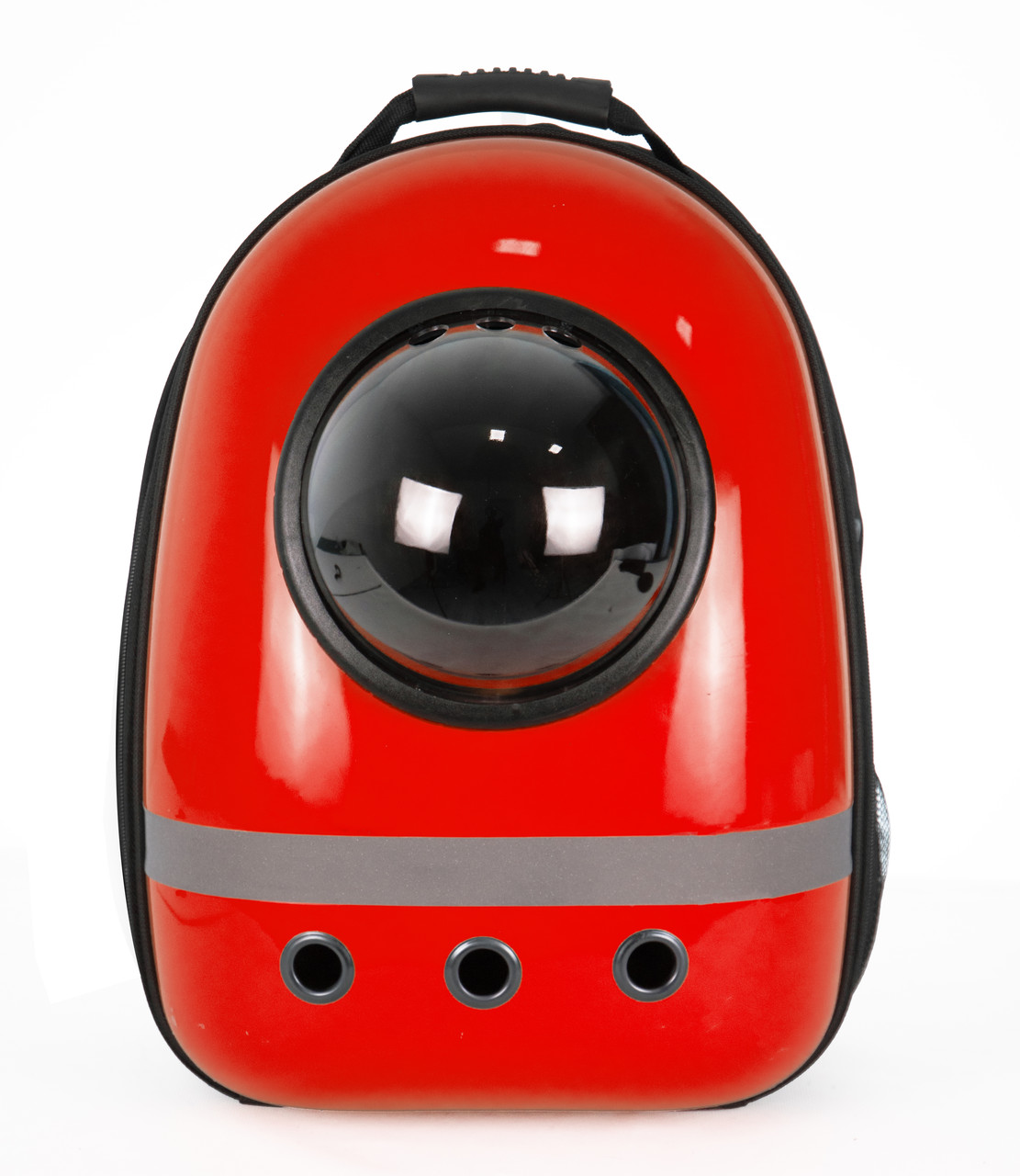 Рюкзак для перенесення котів та собак з ілюмінатором CosmoPet CP-87 Червоний з відбиваючою смужкою, Gp, фото 1