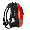 Рюкзак для перенесення котів та собак з ілюмінатором CosmoPet CP-87 Червоний з відбиваючою смужкою, Gp, фото 3