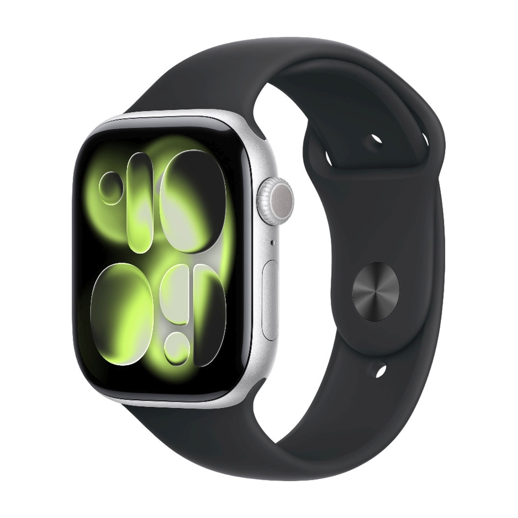 Apple Watch Series 11 GPS 46mm Aluminium Space Gray Case with Black Sport Band - M/L (MEV44)
