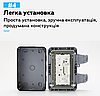 Зовнішня вологозахищена розетка з подвійним гніздом та кришкою RHCP-66, Gp, фото 5