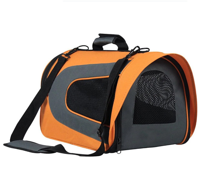 Сумка-переноска для котів та собак CosmoPet CP-13 спортивна 45x25x26 см Orange, Gp, фото 1