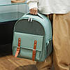 Рюкзак-переноска для котів та собак 40x33x23 CosmoPet CP-51 Green, Gp, фото 3