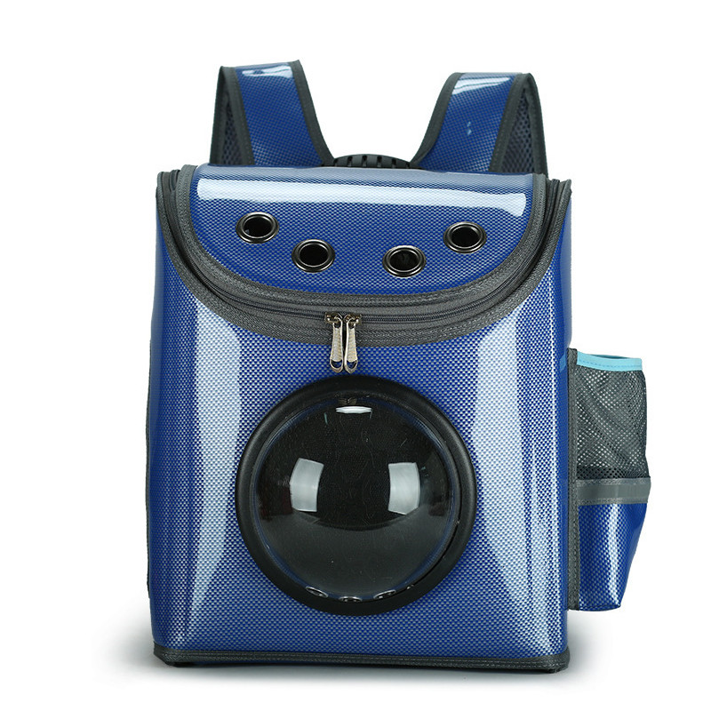 Рюкзак для перенесення тварин CosmoPet CP-20 для котів та собак Blue Carbon, Gp, фото 1