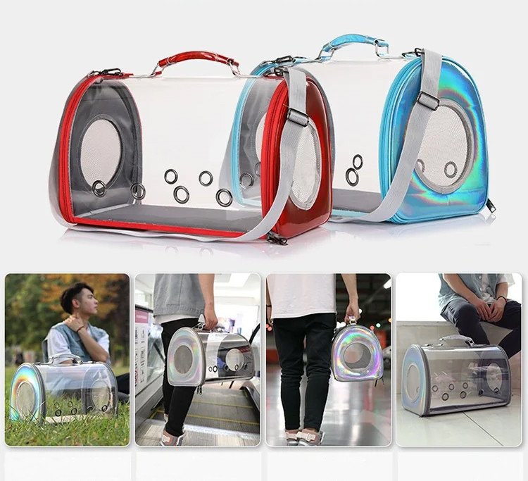 Сумка - переноска для котів та собак гризунів 42х25х28 CosmoPet CP-26 Red (L), Gp, фото 1