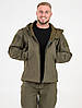 Тактична куртка демісезонна Eagle Soft Shell JA-23 на флісі Green Olive, Gp, фото 9