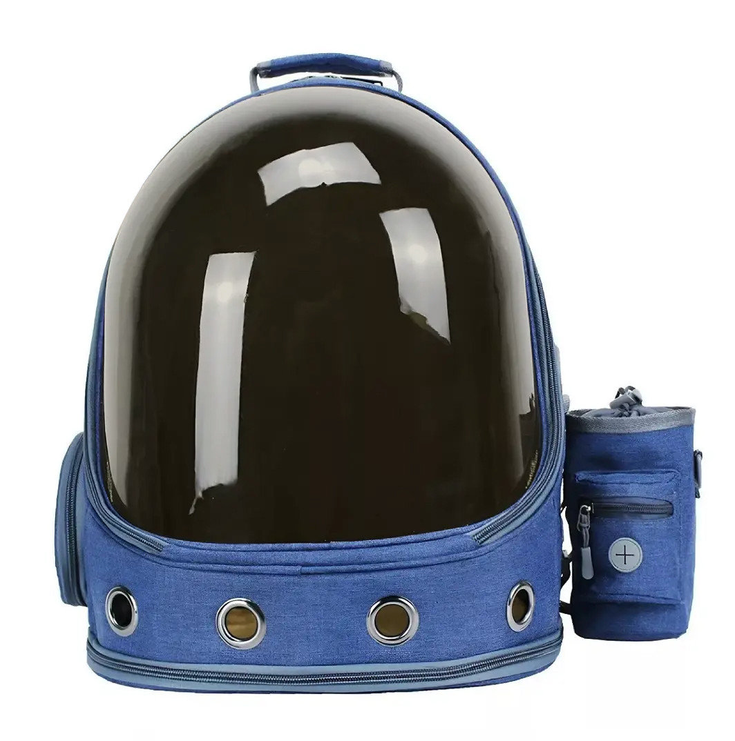 Рюкзак-перенесення для котів та собак 41х20х30 CosmoPet CP-33 Blue, Gp, фото 1