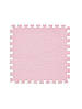 Килимок пазл з ворсом плюшевий 20 шт (30x30 см) (мат-татами, ластівчин хвіст) рожево-білий, Gp, фото 6