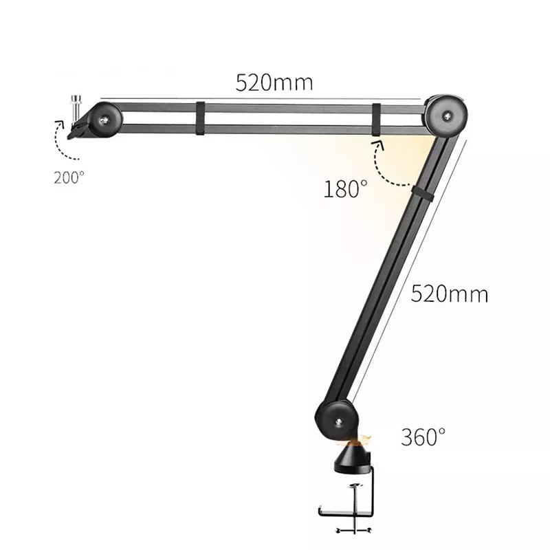 Мікрофонна стійка-пантограф Manchez M-30 Black, Gp, фото 1
