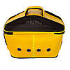 Сумка - переноска для котів та собак 50x35x35 CosmoPet CP-34 Yellow, Gp, фото 2