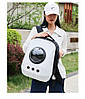 Рюкзак-перенесення для котів та собак 49x31x35 CosmoPet CP-62 White, Gp, фото 2