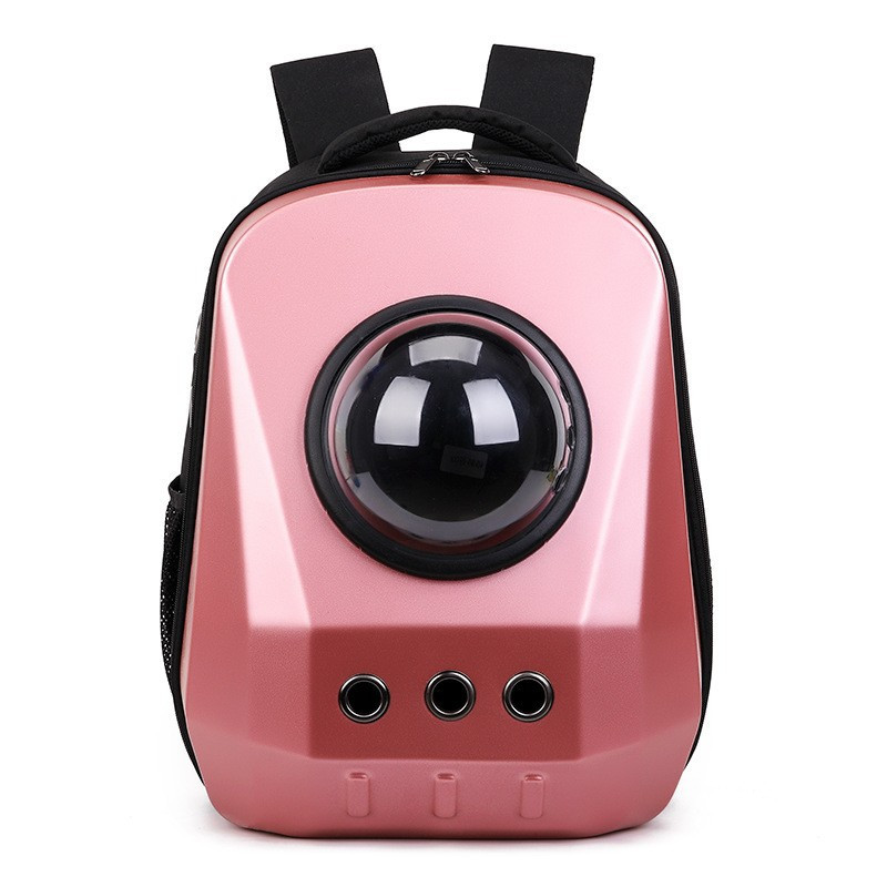 Рюкзак для перенесення котів та собак розсувний з ілюмінатором CosmoPet CP-22 Pink, Gp, фото 1