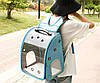 Рюкзак-переноска для котів та собак на колесах з телескопічною ручкою CP-301 42x33x27 см, Gp, фото 6