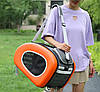 Сумка-переноска для котів та собак 50x32x36 CosmoPet CP-49 Orange, Gp, фото 8