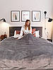 Електроковдра (плед) (9 режимів) Warm Home 180x130 WH-1813 Grey, Gp, фото 3