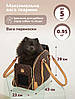 Сумка - переноска для котів та собак 43х29х23 CosmoPet CP-37 Brown, Gp, фото 2