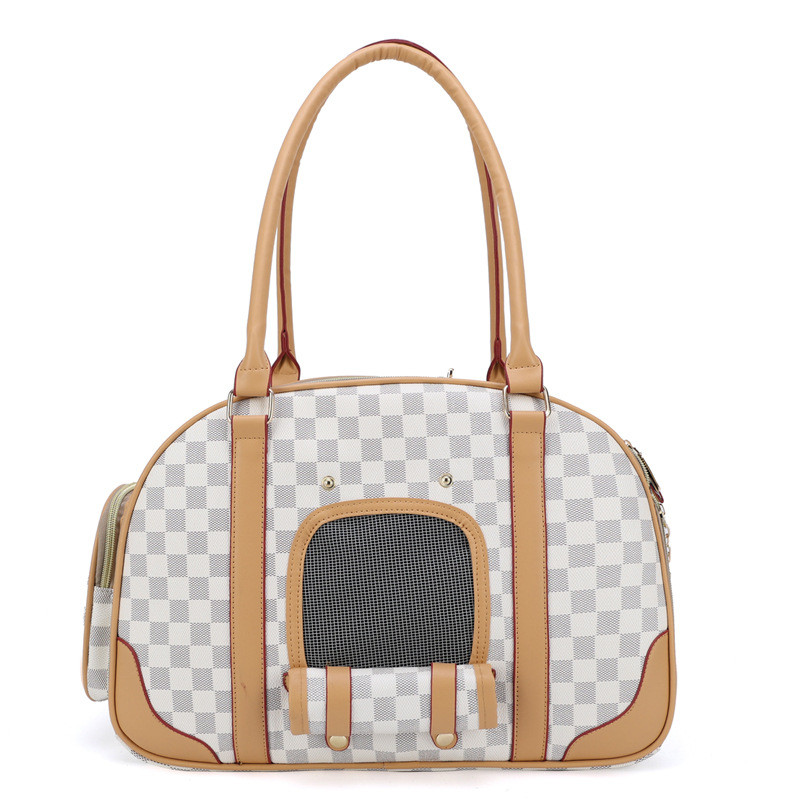 Сумка - переноска для котів та собак 43х29х23 CosmoPet CP-37 White, Gp, фото 1