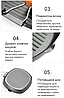 Сковорода-гриль з антипригарним покриттям і дерев'яною ручкою 24 см FLR-24, Gp, фото 3