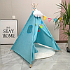 Дитячий намет вігвам 110x100x100 см KRO-135 Blue блакитний, Gp, фото 8