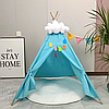Дитячий намет вігвам 110x100x100 см KRO-135 Blue блакитний, Gp, фото 9