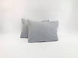 Наволочка  Pike, 100% бавовняне, Сірий колір, 50см х 70см - 2шт, фото 5