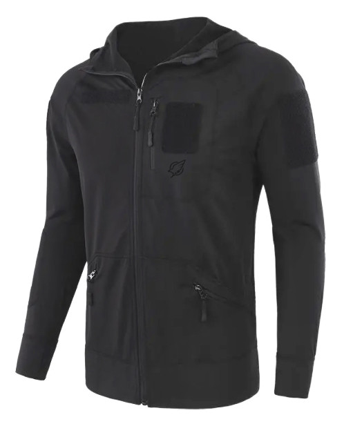 Тактична кофта-худі Eagle JA-35 на флісі Black XL, Gp, фото 1