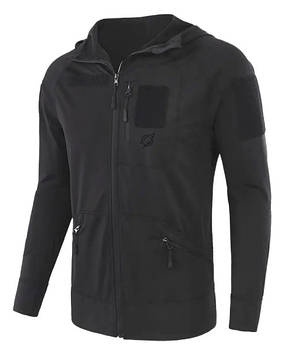 Тактична кофта-худі Eagle JA-35 на флісі Black XL, Gp