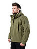 Куртка тактична Soft Shell Eagle JA-23 демісезонна на флісі Green Olive Розмір S, Gp, фото 2