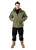 Тактична демісезонна куртка Eagle Soft Shell JA-23 на флісі Green Olive S, Gp, фото 3