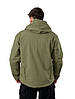 Куртка тактична Soft Shell Eagle JA-23 демісезонна на флісі Green Olive Розмір S, Gp, фото 4
