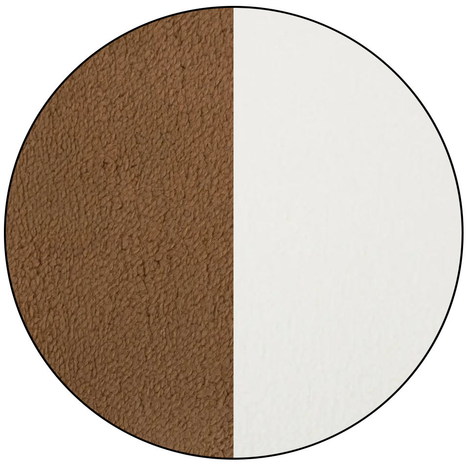 Набір дитячого м'якого килимка-пазла (20 шт., 30×30 см) PZ-201 DuoMix Коричневий + Білий, Gp, фото 1