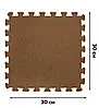 Набір дитячого м'якого килимка-пазла (20 шт., 30×30 см) PZ-201 DuoMix Коричневий + Білий, Gp, фото 2