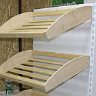 Хлібний стелаж торговий 1900*950 мм ТИП 9, хлібний стелаж Рістел, стелаж в магазин для хлібних виробів, фото 5