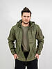 Тактична куртка Eagle Soft Shell JA-01-0 з флісом Olive Green S, Gp, фото 8