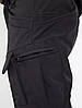 Штани тактичні карго (10 кишень) Eagle PA-04 Soft Shell на флісі Black S, Gp, фото 6