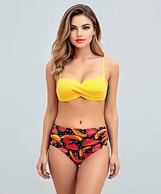 Купальник раздельный Z.Five 55377 Диля желтый(В НАЛИЧИИ ТОЛЬКО 42 44 46 48 50 УКР р-ры)