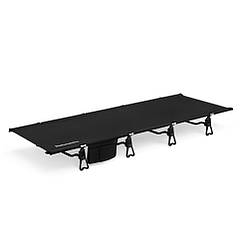 Туристичне раскладне ліжко Naturehike XJC08 CNK2550WS020 (поліестер + алюміній) Чорний