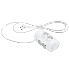 Подовжувач-колонка SilverCrest 6 розеток із підсвіченим вимикачем 1.5 м 8503000391