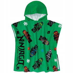 Дитяче пончо з капюшоном LEGO Ninjago 60×120 см 60LG