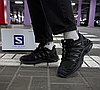 Термо кросівки Salomon XA Pro gore-tex Waterproof Black чоловічі Саломон Гортекс чорні водостійкі теплі осінь зима GTX, фото 10