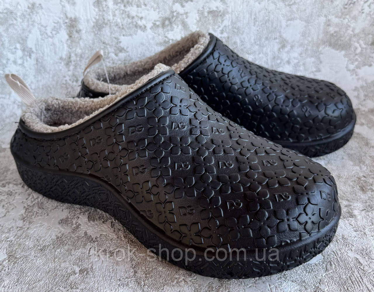 Сабо жіночі з хутром Даго Стиль гуртом, фото 1