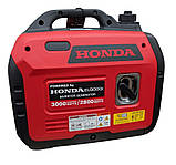 Надійний та безпечний бензиновий генератор інверторний Honda EU3000i 2.8 кВт ручний стартер, фото 2