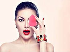 Спонж для макіяжу блендер косметична груша