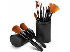 Набір професійних пензлів для макіяжу 12 штук