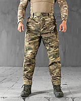Тактичні штани на флісі мультикам зсу, чоловічі військові штани на флісі осінь-зима, армійські штани фліс зсу