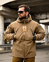 Зимняя тактическая куртка койот зсу, армейская зимняя куртка койот утепленная влагостойкая для военнослужащих зсу