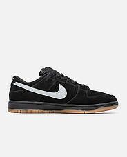 Чоловічі кросівки Найк Nike Dunk Low Pro SB Fog Black Grey Gum BQ6817-010, фото 4